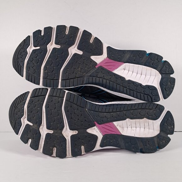 Asics Athletic Shoes Women 11.5 WIDE GT-1000 Black Purple Blue Running 1012A879 - Picture 12 of 16
